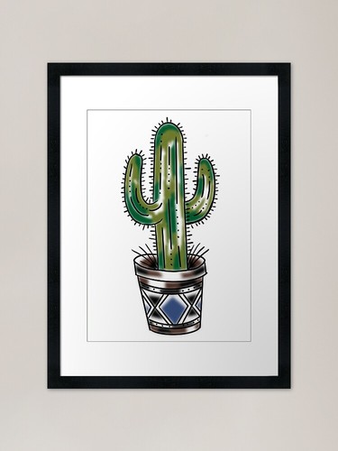Tatuaggio cactus flash