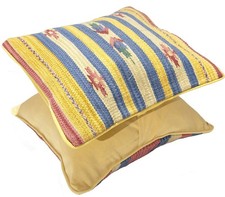 Galleriafarah1970 - 40x40 CM Autentico Cuscino Quadrato Kilim Fatto A MANO Or