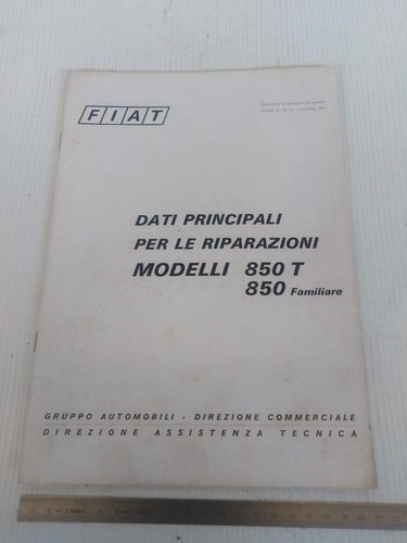 Dati principali riparazioni - dati,