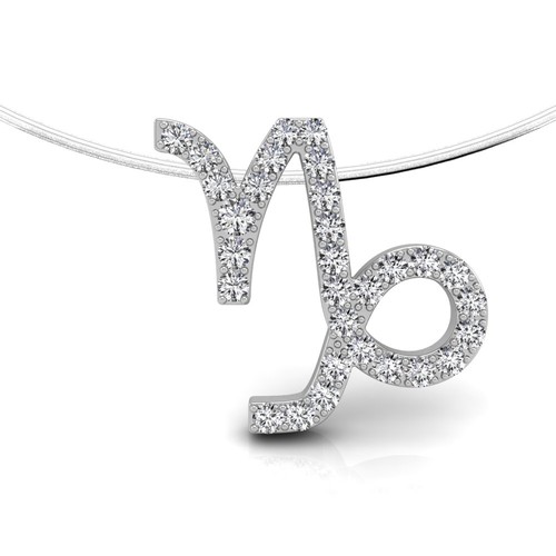 Ciondolo zodiaco oro bianco - zodiaco,