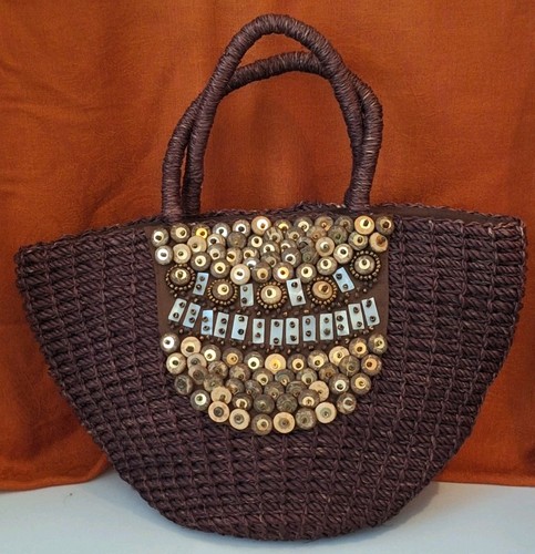 Borsa donna juta marrone - donna, in