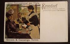 1900ca Krondorf - acqua acidula alcalina (Giovara & Cazzaniga - Torino)
