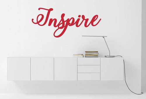 Inspire quote adesivo wall - inspire,