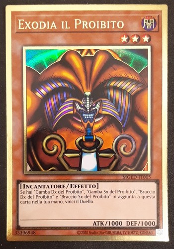 Exodia proibito rara oro - proibito,