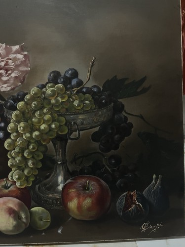 Dipinto olio tela natura - su,