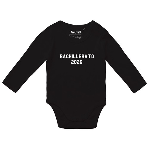 Body neonato bachillerato 2026 - body,
