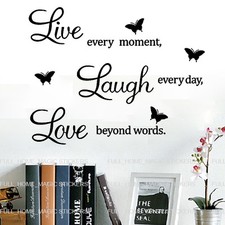 Live laugh love adesivi - love, a