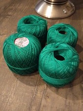 Lotto 3. Filo Di Scozia Uncinetto Verde Scuro 