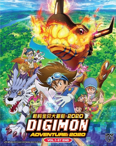 Dvd anime digimon adventure - dvd,