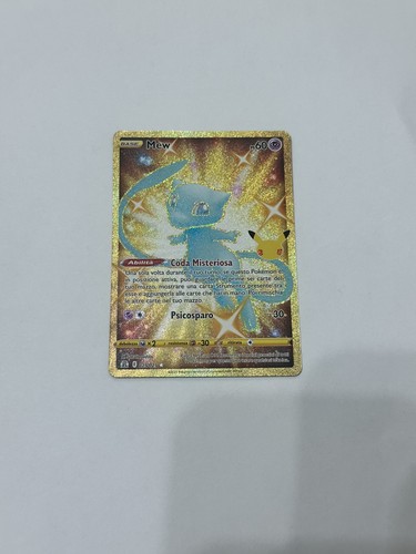 Pokemon mew 025 gold - pokemon, 025/025