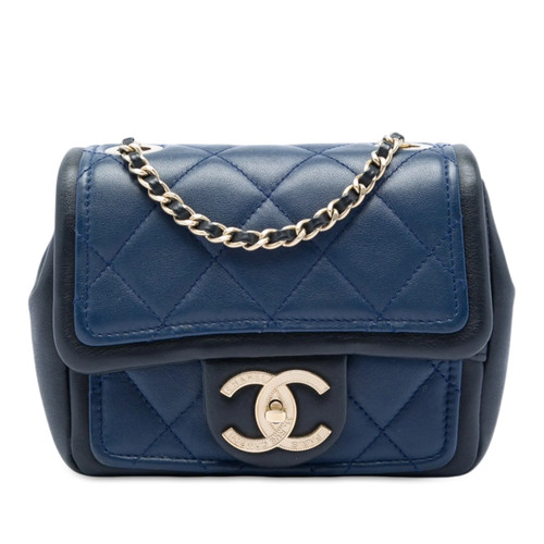 Chanel mini square cuir - cuir, de
