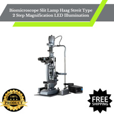 Lampada a fessura biomicroscopio Haag Kampf tipo 2 gradini ingrandimento illuminazione LED