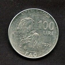 Moneta 100 Lire Italiana 1979