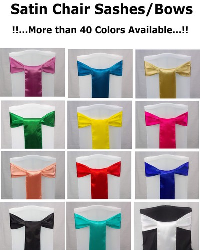 50pc satin chair - 50pc, cover