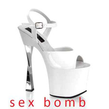 Sexy white platform strap - ,