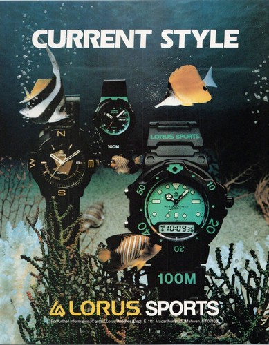 Lorus sports pubblicità - sports,