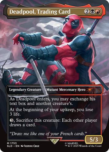 Deadpool trading card - deadpool,,