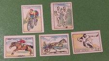 5 figurine anteguerra in cartoncino di SPORT