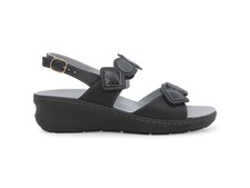 Melluso Sandalo Donna Nero con