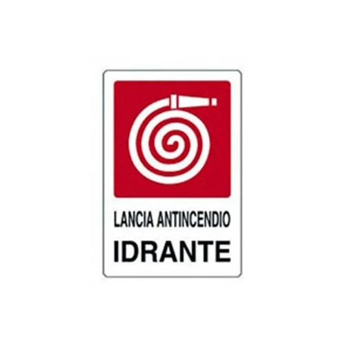Cartello lancia antincendio