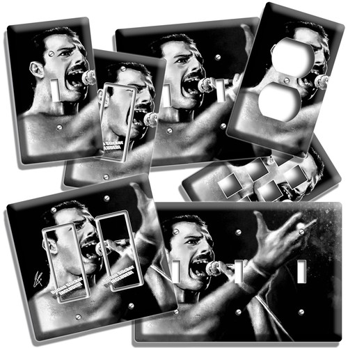 Freddie mercury queen - b&w,