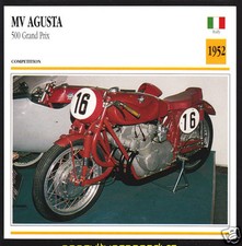 1952 MV Agusta 500cc Grand