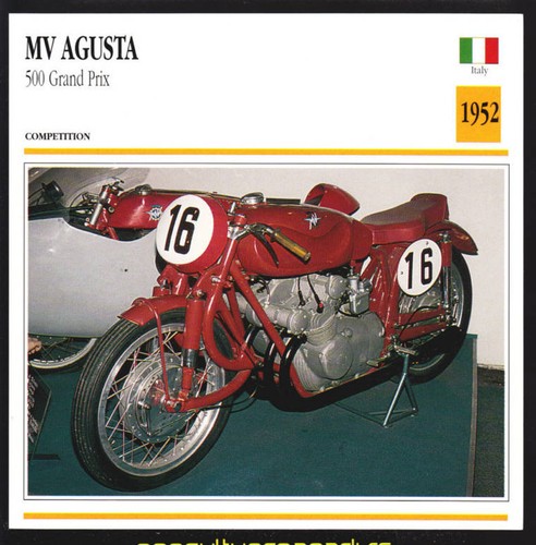 1952 agusta 500cc - mv, grand