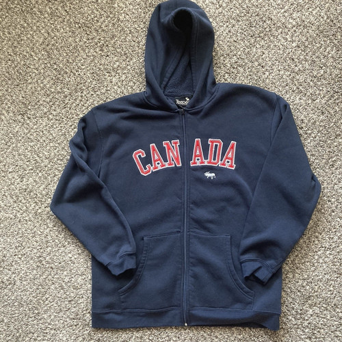 Felpa con cappuccio canada - con,