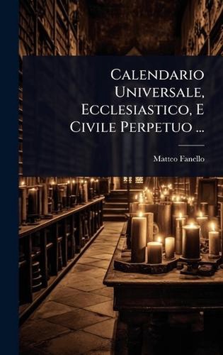 Calendario universale - calendario,