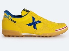 Scarpini Munich Gresca Genius 607 Turf da Calcetto Outdoor Giallo e Blu