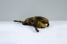 SCULTURA PUPAZZO ANIMALE IN TESSUTO SCOZZESE - TATIANA