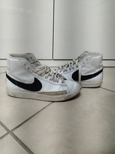 Scarpe Donna Uomo Unisex  Snackers Nike Stivaletti Bianco Blazer High 36,5