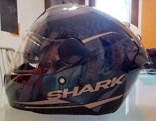 Shark D-Skwal 2 Shigan Black Violet Glitter KVX - Casco Integrale