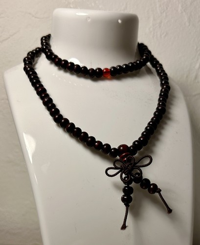 Collana perle legno - perle, in