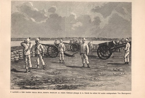 Stampa antica eritrea guerra - antica,