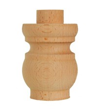 4 Piedini per mobile in legno