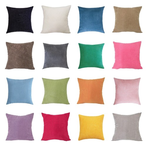 Copricuscino plaid velluto - plaid,