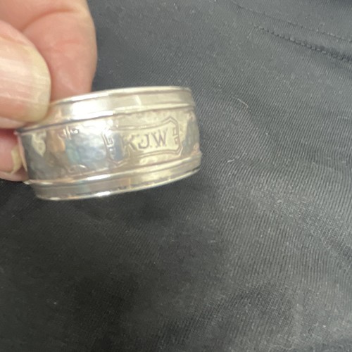 Anello tovagliolo argento - anello, in