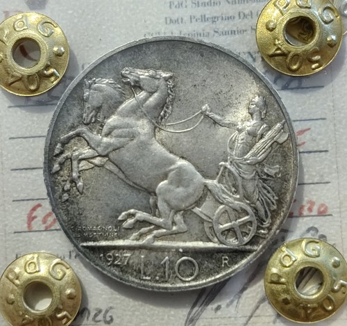 Lire 1927 biga - lire,