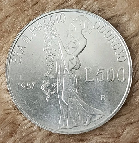 Moneta italia 500 lire 1987 - 500,