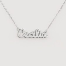 Collana NOME donna acciaio