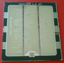 Scala parlante per radio d'epoca INCAR LV47