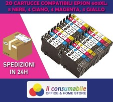 20 Cartucce  603xl ADATTO  A EPSON XP2100 XP2105 XP3100 XP3105 XP4100 XP4105