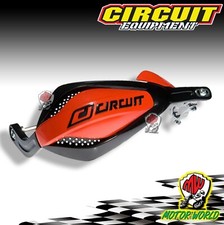 PARAMANI COMPLETI ATTACCHI MOTO CROSS ENDURO P4 CIRCUIT NERO ROSSO