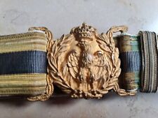 Regia Aeronautica!Bella cintura da parata in broccato della Regia Aeronautica.