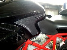 2 ADESIVI 3D PROTEZIONI SERBATOIO CARBONIO MOTO DUCATI MULTISTRADA 620-1000-1100
