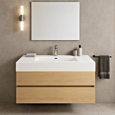 Lavabo sospeso 100 in resina