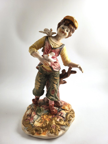 Scultura statuina ceramica - statuina, in