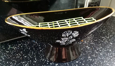 Vaso/vaso posy mantello nero e