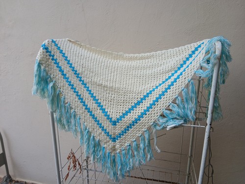 Vintage scialle hand made - vintage,